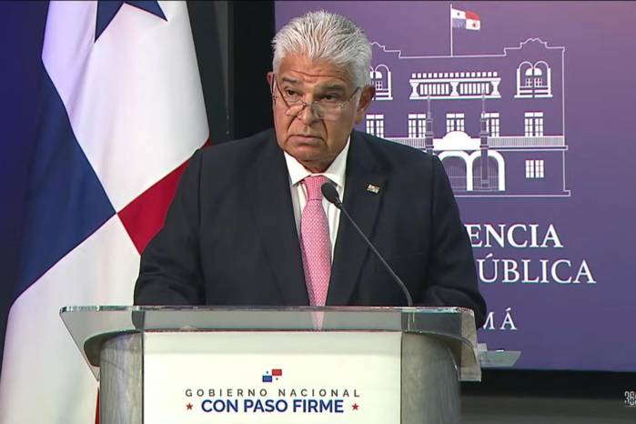 El presidente de la República, José Raúl Mulino.
