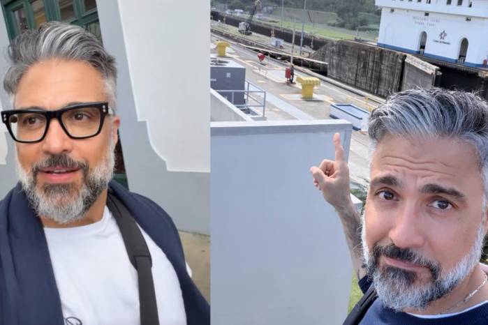 El actor aprovechó para visitar el Casco Antiguo, el Biomuseo y el Canal de Panamá.