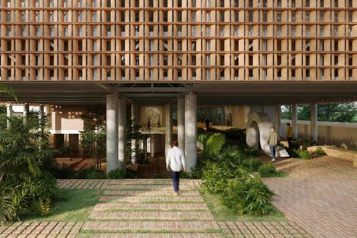 Un ejemplo de lo que sería la nueva sede del MAC Panamá, que será llevada a cabo finalmente por los estudios de arquitectura mexicanos Palma + Taller TO