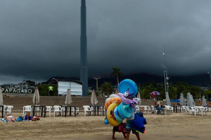 Los pronósticos estiman acumulados diarios de lluvia entre 15 y 70 milímetros.