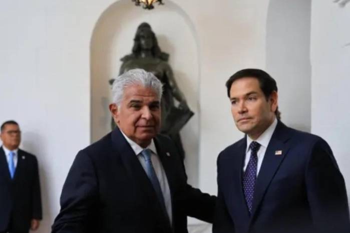 José Raúl Mulino y Marco Rubio