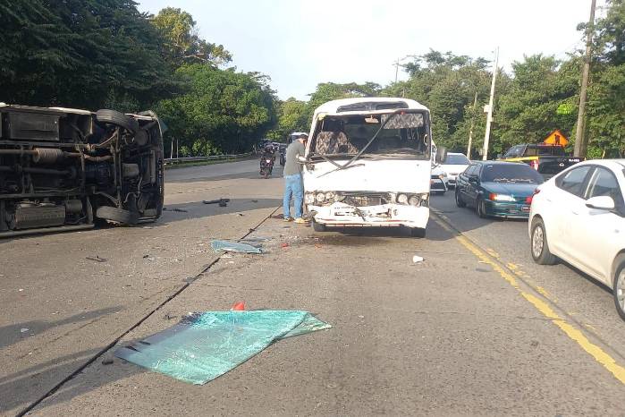 El incidente se registró a las 7:35 a.m.
