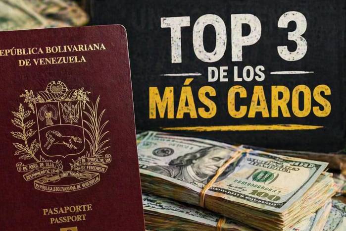 Con tarifas que superan los 200 dólares en su modalidad básica, el pasaporte venezolano es considerado actualmente uno de los más caros de la región y del mundo.