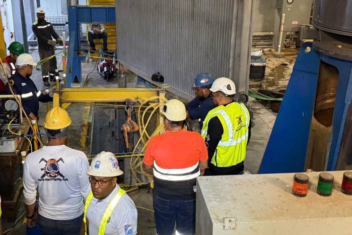 Estos trabajos en la planta potabilizadora de Chilibre son esenciales para garantizar el suministro de agua potable para Panamá y San Miguelito, informó el Idaan.