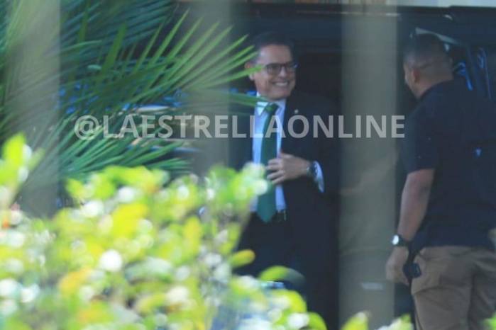 El ministro de Seguridad, Frank Ábrego, fue uno de los invitados al enlace.