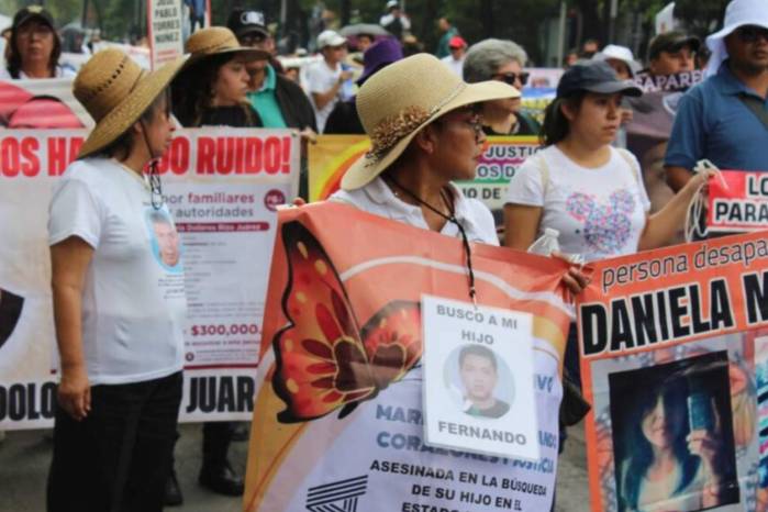 Marcha de madres buscadoras en México 2023