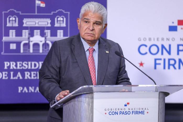 José Raúl Mulino, presidente de la República.