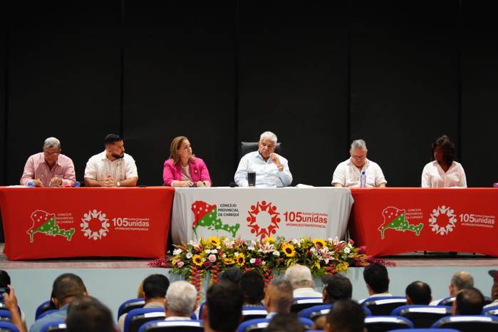 El presidente José Raúl Mulino visitó la provincia de Chiriquí.