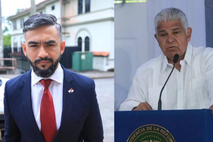 Luis Duke y José Raúl Mulino.