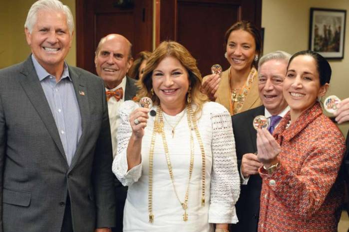 La primera dama de Panamá, Maricel Cohen de Mulino, fue invitada especial al evento.