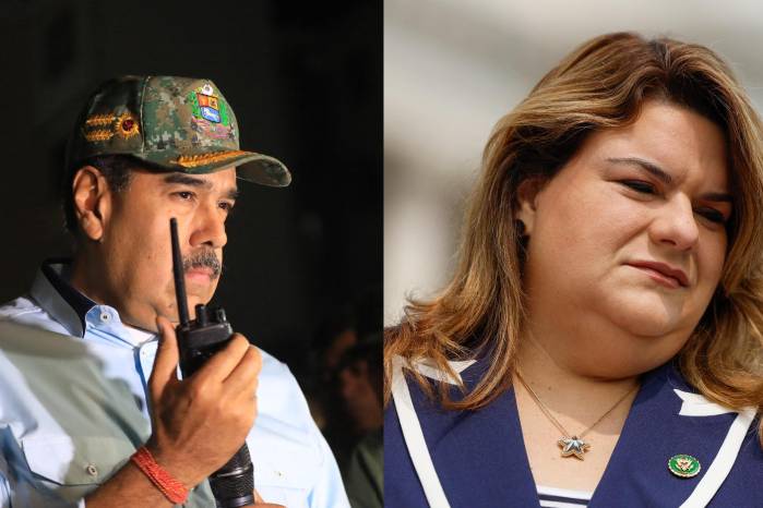 Nicolás Maduro y Jenniffer González-Colón.