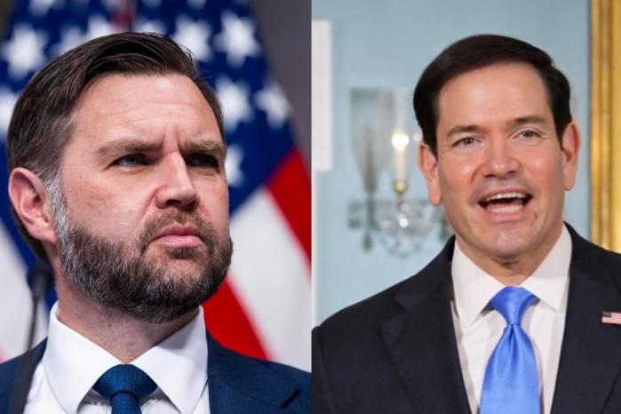 JD Vance y Marco Rubio.