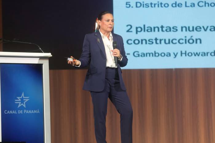 Espino de Marotta recordó los años secos en los que fue necesario pedir a los clientes del Canal reducir el número de cargo y en 2023 incluso limitar los tránsitos.