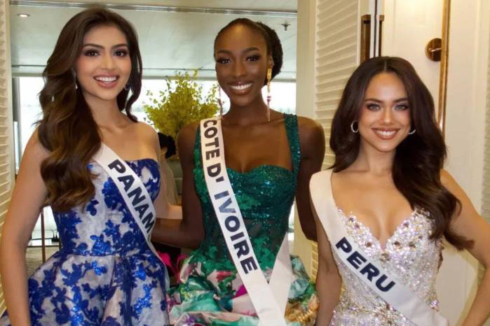 Las candidatas de Panamá, Costa de Marfil y Perú del Miss Universo 2025