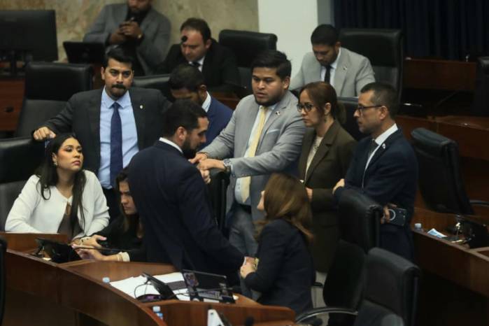 Diputados de la coalición Vamos.