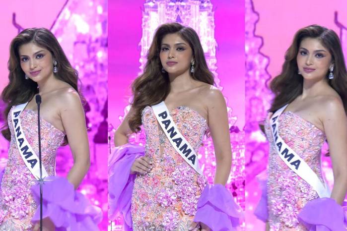 Así lució Miss Panamá en la gala de presentación de Miss Universo 2025.