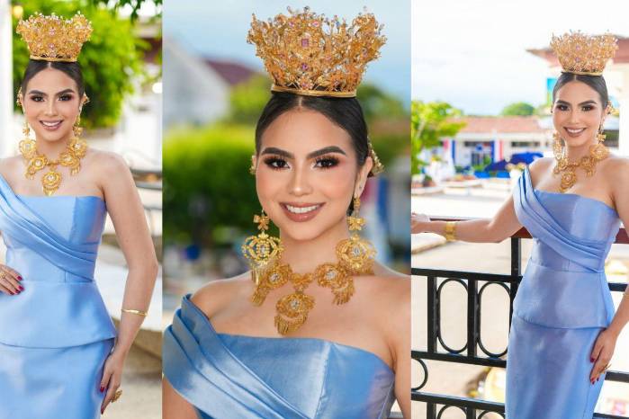 S.M. Sofía Gabriela Ureña Amores, la Soberana 2025 de la Calle Abajo de Las Tablas.