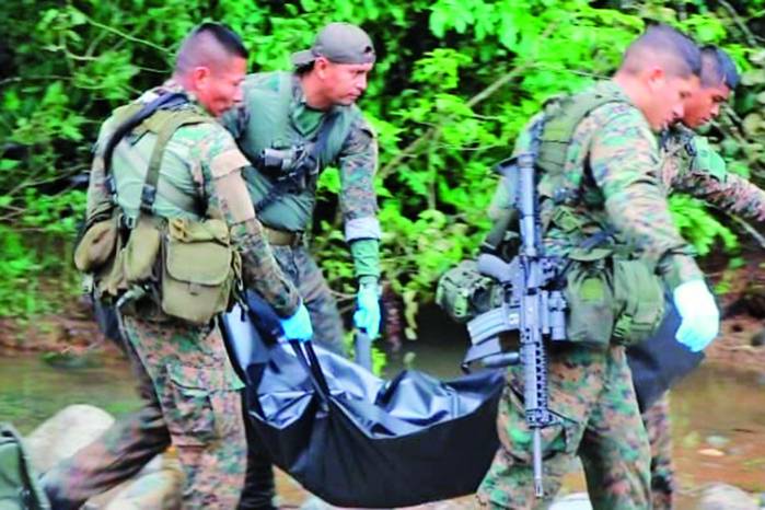 Son 10 los cuerpos encontrados pero hay otros cinco migrantes desaparecidos según Senafront.