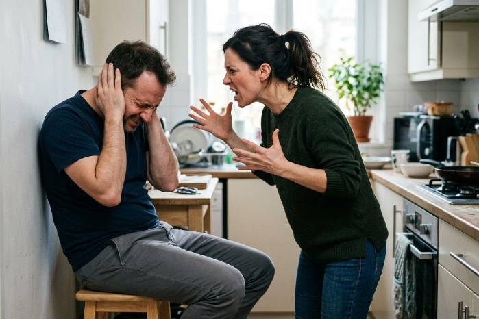 También hay casos de violencia contra el hombre en una relación de pareja.