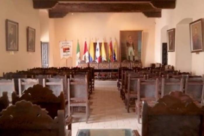 En el Salón Bolívar se reunió el primer congreso de Estados Americanos en 1826.