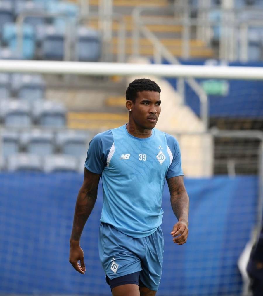 El delantero del Dinamo de Kiev, Eduardo Guerrero.