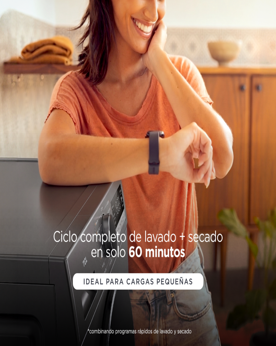 TCL presenta la lavadora-secadora C360, diseñada para simplificarla la rutina en cada ciclo