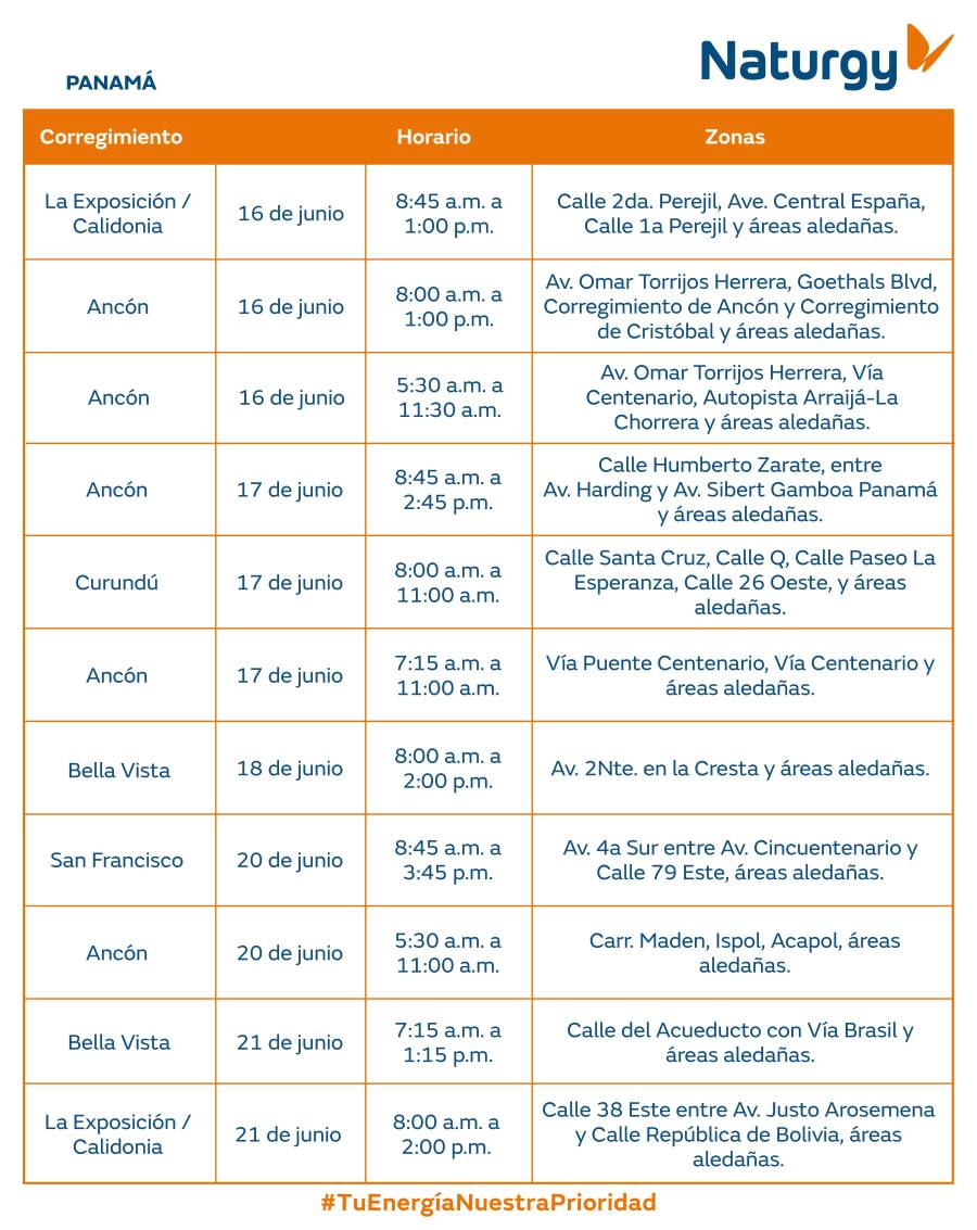 Trabajos de mantenimiento en la red eléctrica del 15 al 21 de junio de 2026