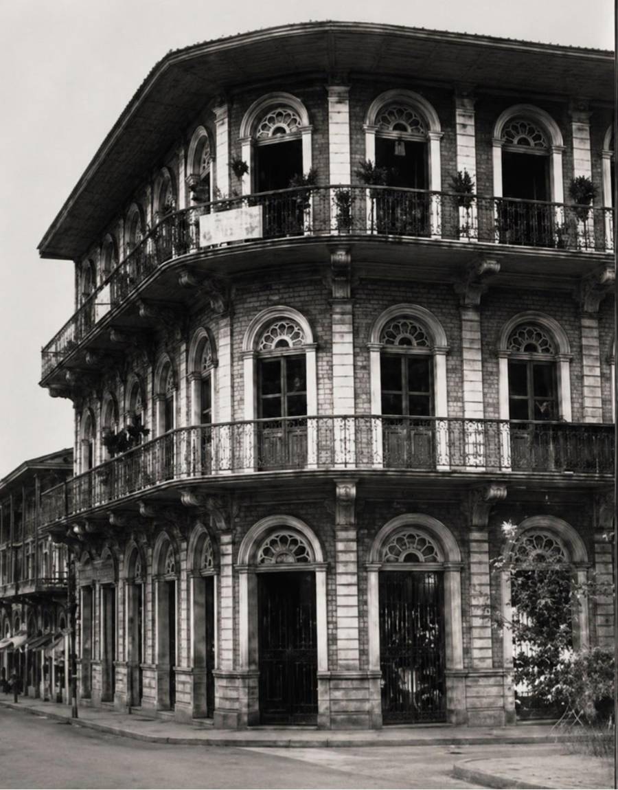 Casa de huéspedes de Martina Esquivel. Calle C y calle 16 oeste, Santa Ana