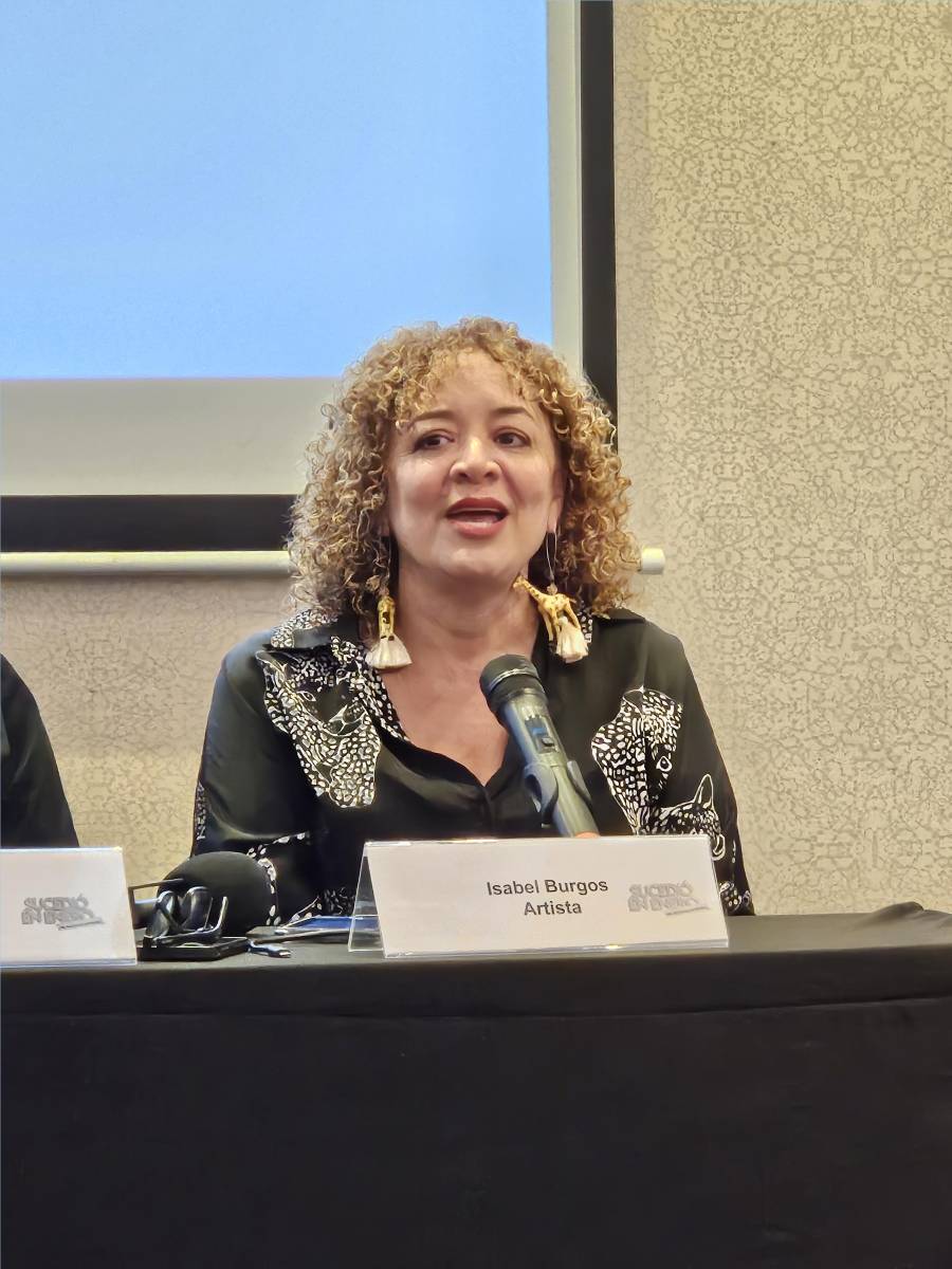 La actriz panameña Isabel Burgos.