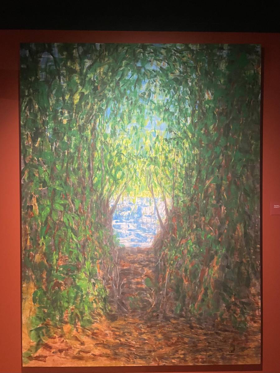 Sendero, Isabel de Obaldía, acrílico sobre tela, 2026.