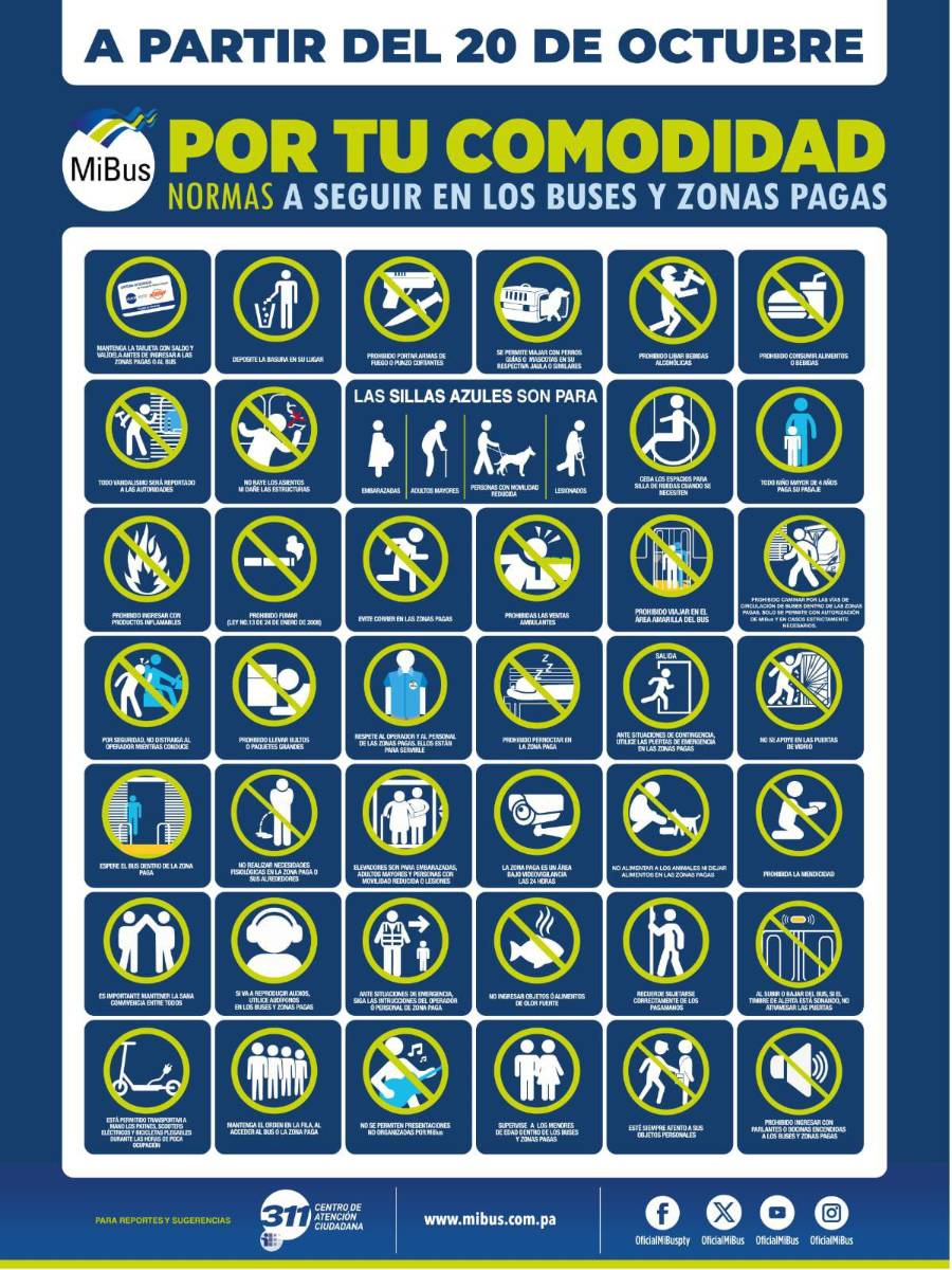 El nuevo reglamento de MiBus establece 41 disposiciones que entrarán en vigor el próximo 20 de octubre.