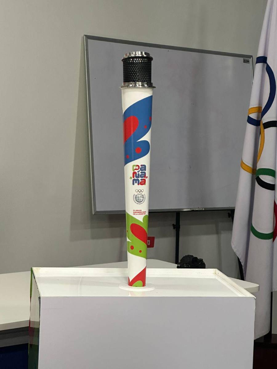 La antorcha de los IV Juegos Suramericanos de la Juventud.