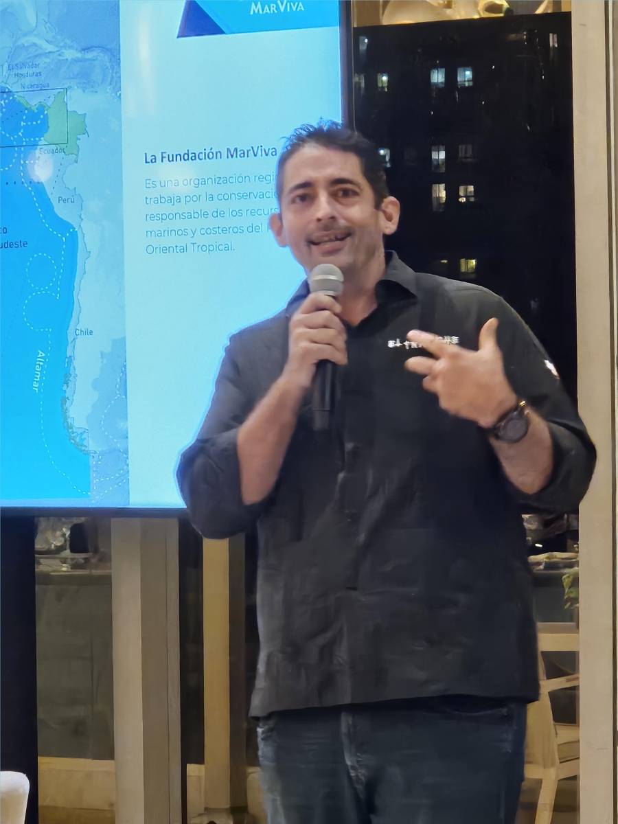 El chef Domingo de Obaldía representó a la Asociación de Restaurantes de Panamá.