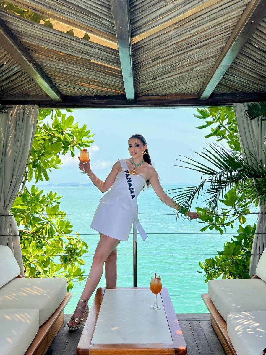 Mirna Caballini, Miss Universo Panamá, en Phuket.