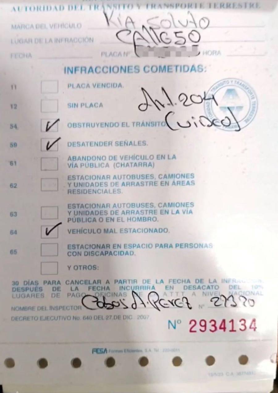 Imagen de Spider-Woman en Calle 50 terminó con una multa a taxista
