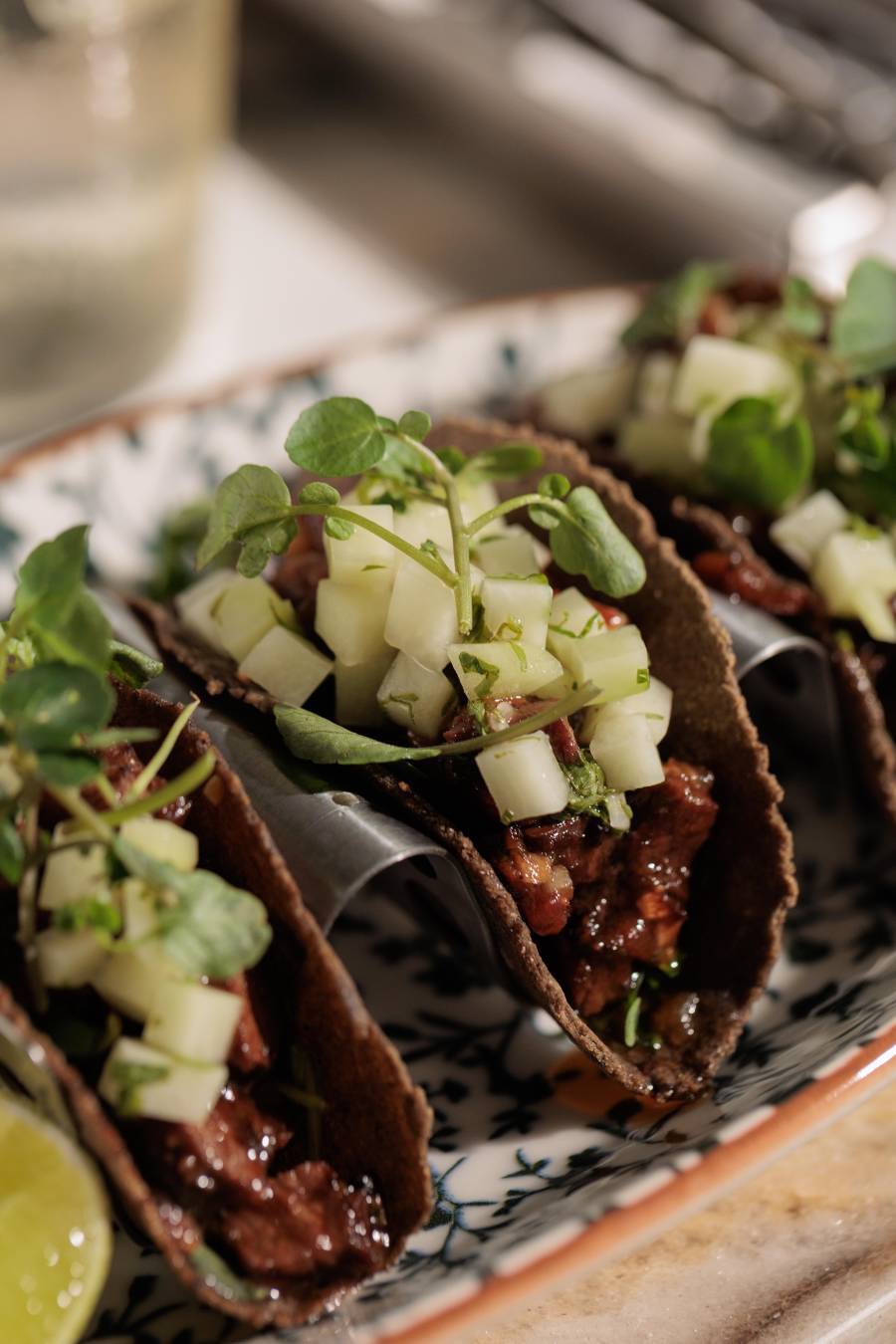 Tacos de brisket.