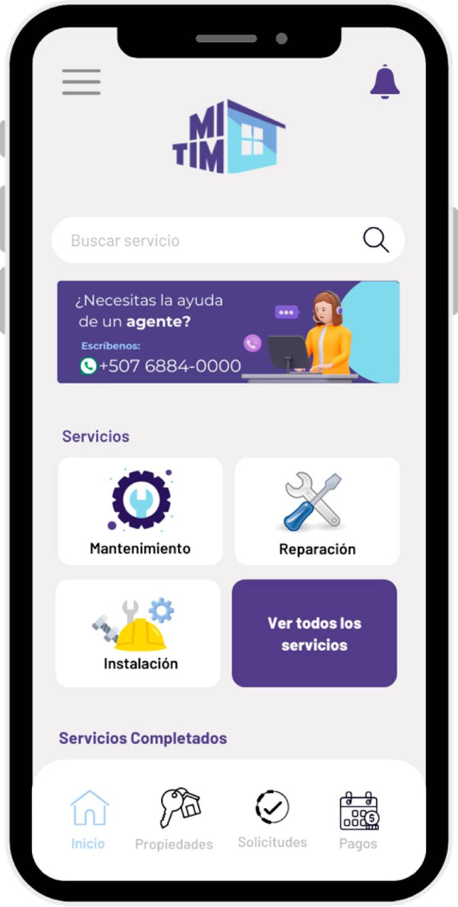 Con la aplicación Mitim, la empresa ha creado una aplicación que vincula a técnicos certificados con clientes que necesitan servicios de mantenimiento o reparación en el hogar.