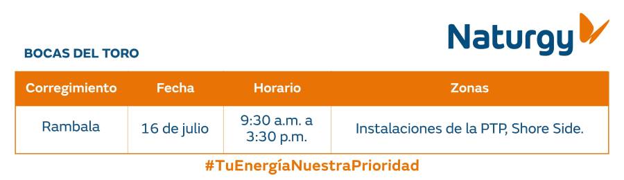 Trabajos de mantenimiento en la red eléctrica del 13 al 19 de julio de 2026