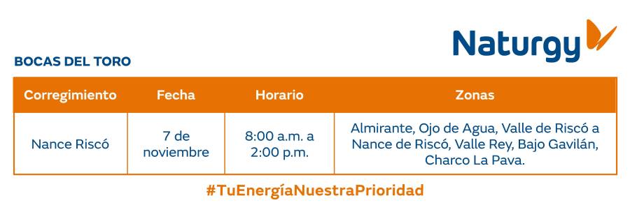 Trabajos de mantenimiento en la red eléctrica del 2 al 8 de noviembre de 2026