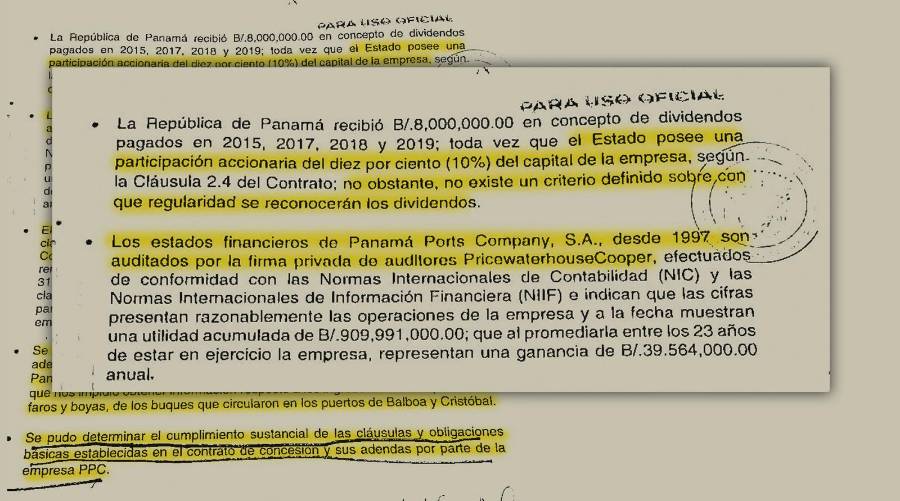 Así la Contraloría avaló la prórroga a Panama Ports