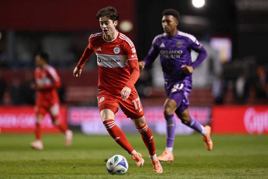 Brian Gutiérrez durante su etapa en el Chicago Fire.