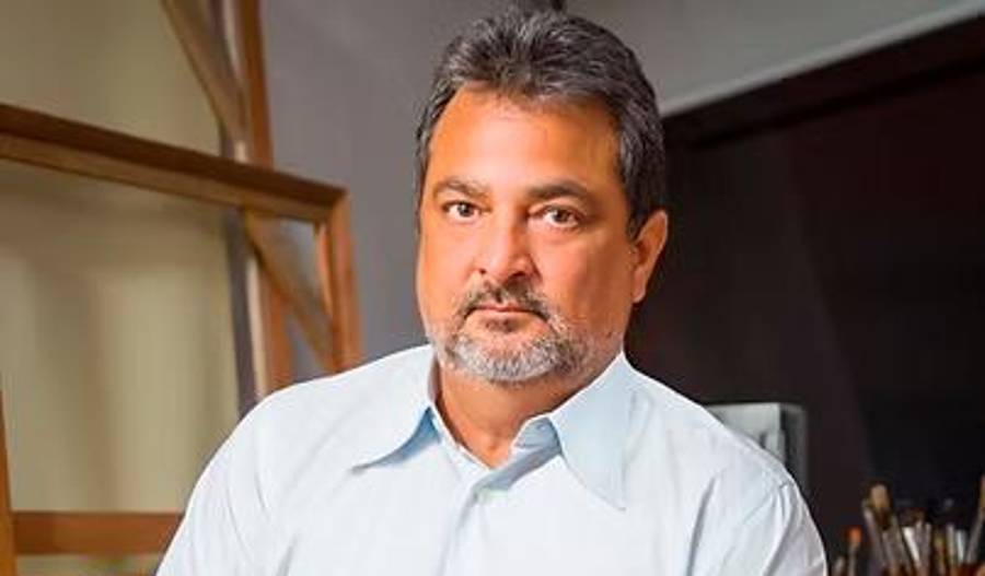 El artista Ramón Almanza.