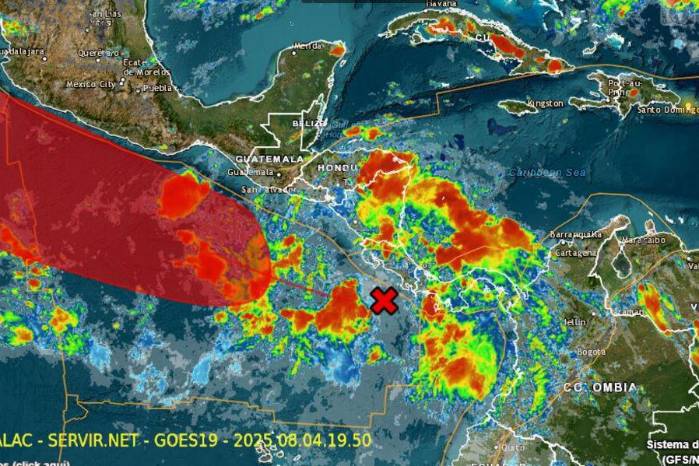 Extienden aviso de vigilancia por lluvias, tormentas eléctricas y vientos en Panamá.