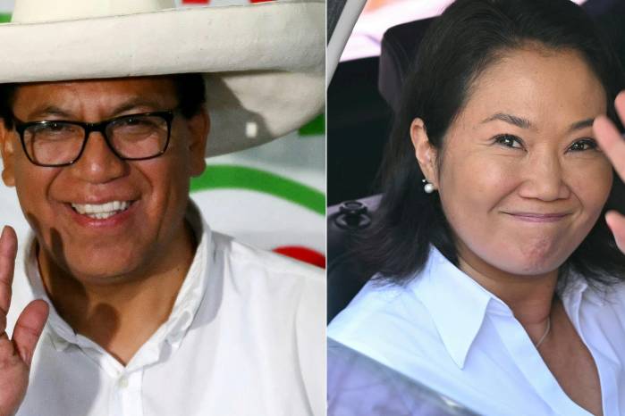 Fujimori y Sánchez disputan una elección polarizada, marcada por el rechazo mutuo entre votantes.